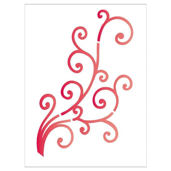 Imagem de Stencil Sp. 15X20 2029 Arabesco Curva