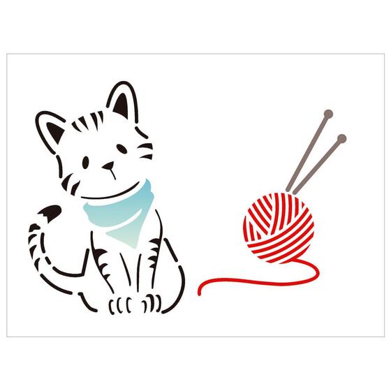 Imagem de Stencil Sp. 15x20 2170 Pet Gato