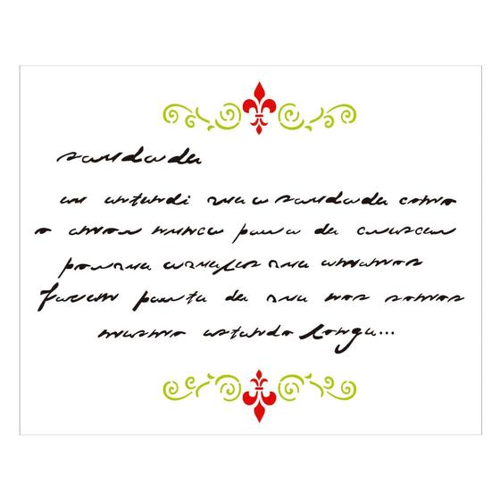 Imagem de Stencil Sp. 20x25 1387 Poema Saudade