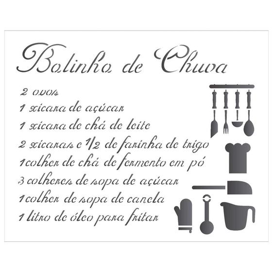Imagem de Stencil Sp. 20X25 1402 Bolinho de Chuva