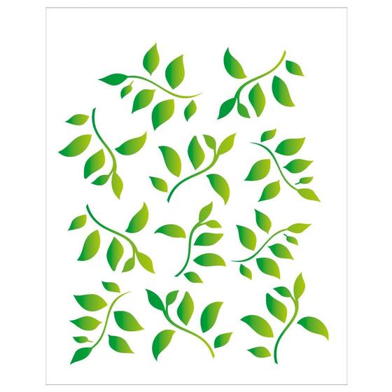 Imagem de Stencil Sp. 20X25 1410 Folhas Ii