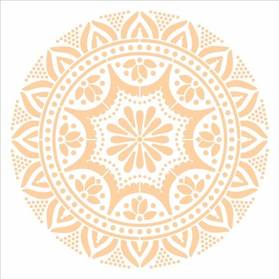 Imagem de Stencil Sp. 30,5x30,5 2596 M. Renda I