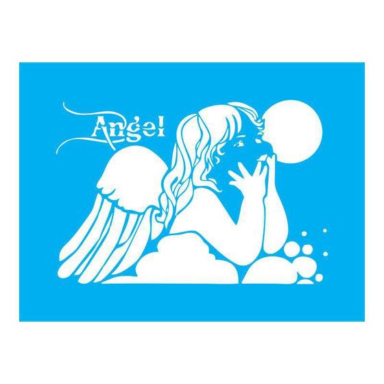 Imagem de Stencil Tamako Anjo - 15X20 - Ref A2081