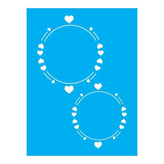 Imagem de Stencil Tamako Moldura - 15X20Cm - Ref A3367
