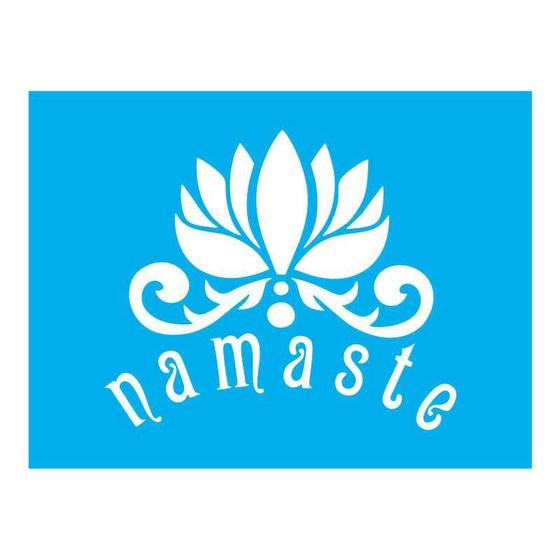 Imagem de Stencil Tamako Namaste - 15X20Cm - Ref 8837