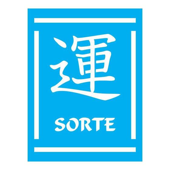 Imagem de Stencil Tamako Sorte - 15X20Cm - Ref A2754