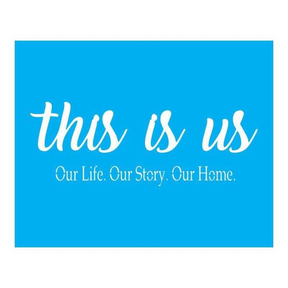 Imagem de Stencil Tamako This Is Us - 20X25Cm - Ref B328