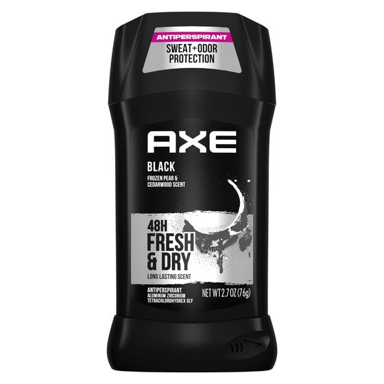 Imagem de Stick antitranspirante AXE Black para homens 48h 75ml Pacote com 4