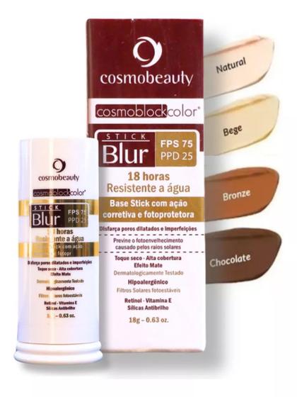 Imagem de Stick Blur Cosmobeauty FPS 75 18h Resistente Água 18g