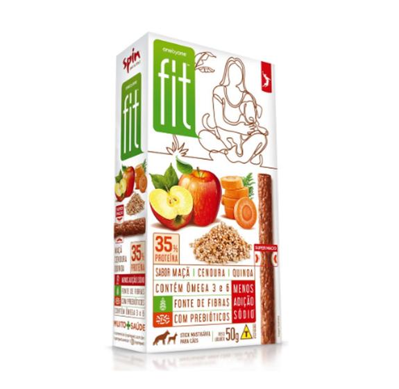 Imagem de Stick fit maçã+cenoura+quinoa 50g  - petisco para cães macio e saudável