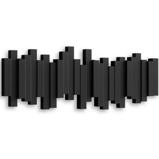 Imagem de Sticks Cabideiro FLIP com 5 Ganchos Preto UMBRA