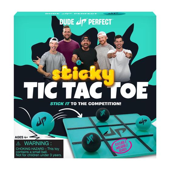 Imagem de Sticky Tic Tac Toe Dude Perfect Kids para 2 jogadores a partir de 4 anos