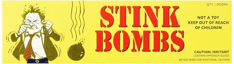 Imagem de Stink Bombs Rhode Island Novelty, 3 frascos de vidro por caixa x12