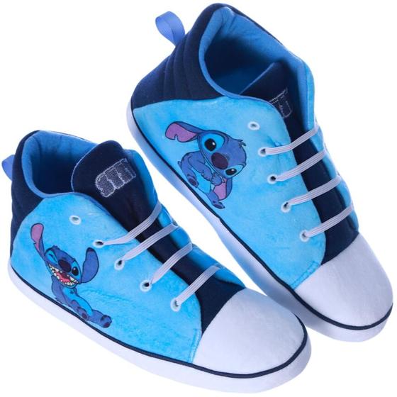 Imagem de Stitch Pantufa Star Calçado Solado Borracha Oficial Disney