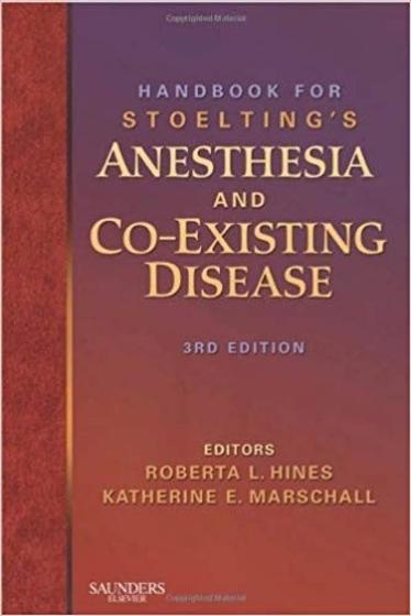 Imagem de Stoelting handbook anesthesia and co-existing disease - ELSEVIER ED