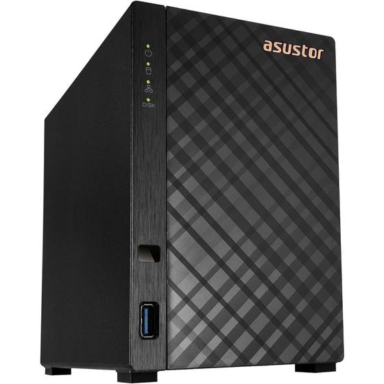 Imagem de Storage 2 baias Torre Asustor AS1102T, Processador Quad-Core, DDR4, Ethernet 2,5 Gigabit  ASUSTOR