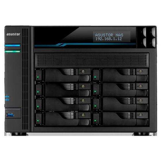 Imagem de Storage NAS Asustor AS6508T INTEL ATOM C3538 2,1GHZ 8GB DDR4 TORRE 8 BAIAS HOT-SWAP