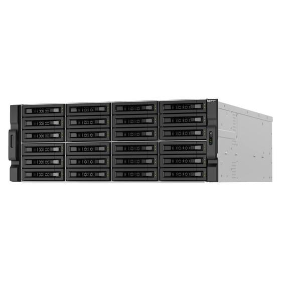 Imagem de Storage NAS QNAP TS-H3087XU-RP Intel Xeon E-2378 2.6GHz 64GB (2 x 32 GB) DDR4 2x10GbE 3xPCI-e  24 + 6 Baias