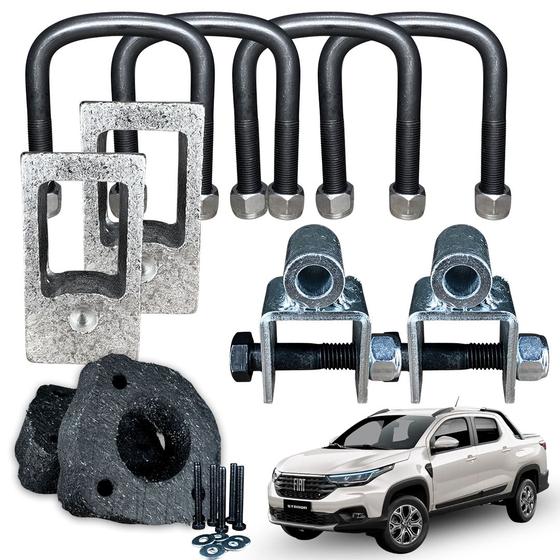 Imagem de Strada 2022 2023 2024 Kit Lift de Suspensão Completo 4cm