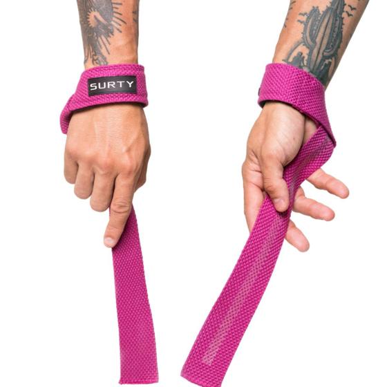 Imagem de Strap Academia Musculação com Silicone Grip UP Surty