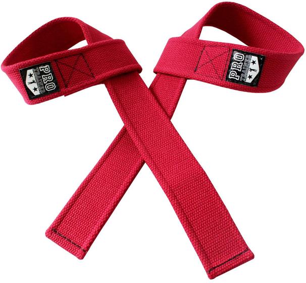 Imagem de Strap Fita Vermelho Puxada Musculação Barra