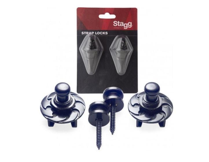 Imagem de Straplock stagg ssl1 bk preto