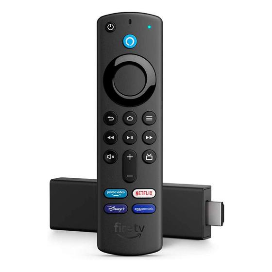 Streaming Amazon Fire TV Stick 4K com Controle Remoto por Voz com Alexa Menor preço em Streaming Amazon Fire TV Stick 4K com Controle Remoto por Voz com Alexa