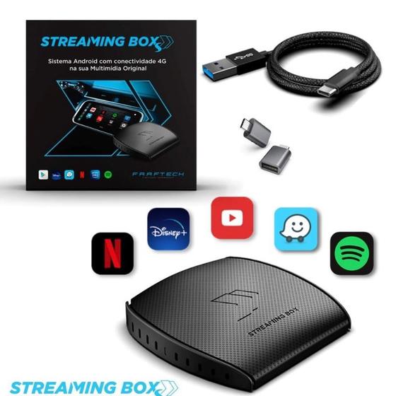 Streaming Box S Corolla Hilux Yaris Wifi Sistema Carplay Faaftech 32GB RAM 2GB Flash 2.0 Menor preço em Streaming Box S Corolla Hilux Yaris Wifi Sistema Carplay Faaftech 32GB RAM 2GB Flash 2.0