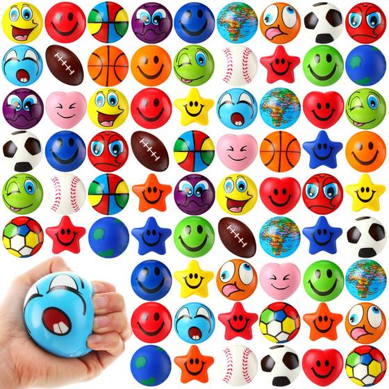 Imagem de Stress Balls Liliful Mini Stress Relief 72 unidades para Halloween