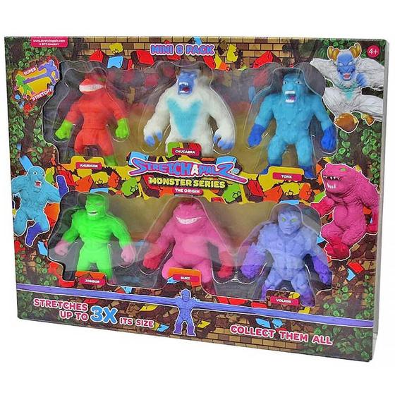 Imagem de Stretchapalz monster series the origin pack com 6 sunny