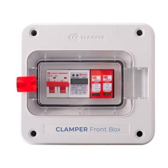 Imagem de String Box 32A 127V/220V Bifásica CA Clamper - CLFB32ME 2P