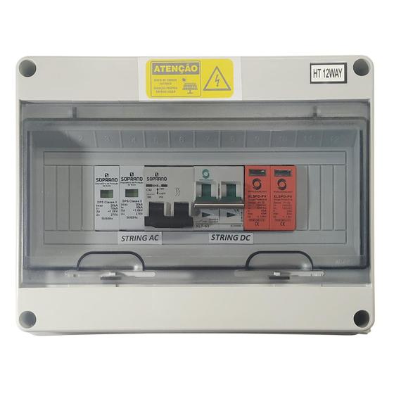 Imagem de Stringbox Solar Offgrid Ac-dc P/ Inversor E Controlador Ip65