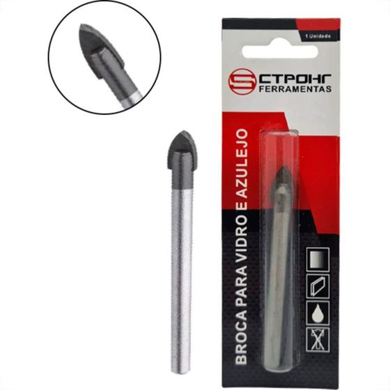 Imagem de Strong Broca P/Vidro/Porc.Tungst Ctp 08Mm
