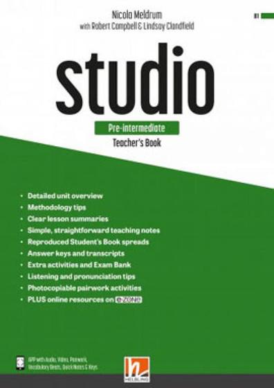 Imagem de Studio pre-intermediate - teacher's guide + e-zone resources + media app