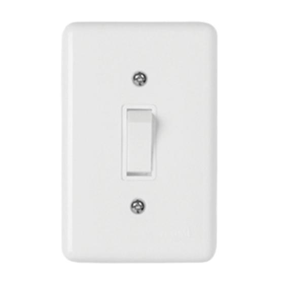 Imagem de Stylusinterruptor 1 tecla simples 6a 250v c placa 4x2 - ilumi