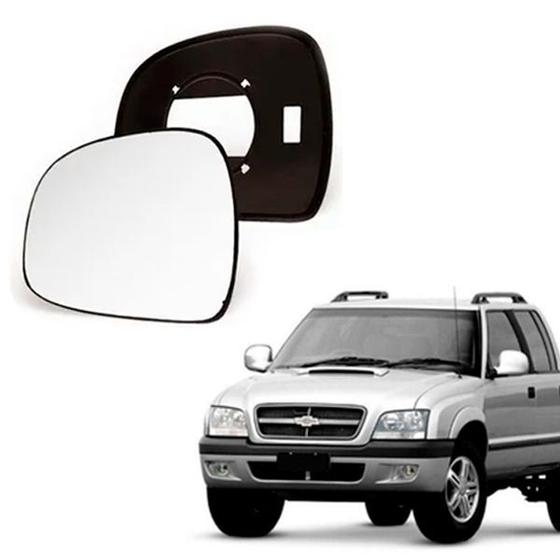 Imagem de Subconjunto Lente e Base Retrovisor S10 Blazer 96/10 Esquerdo