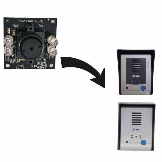 Imagem de Subconjunto mini camera captura eletronico video porteiro sense imagem cmos