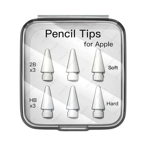 Imagem de Substituição Da Ponta Do Lápis Apple 2B HB Ponta De Lápis De Camada Dupla Fina E Macia Para 1ª E 2ª