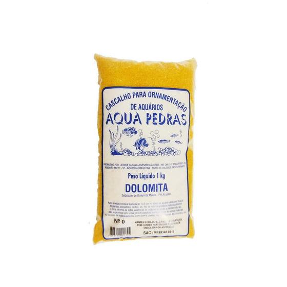 Imagem de Substrato Areia Amarelo Gema 1Kg Aqua Pedras