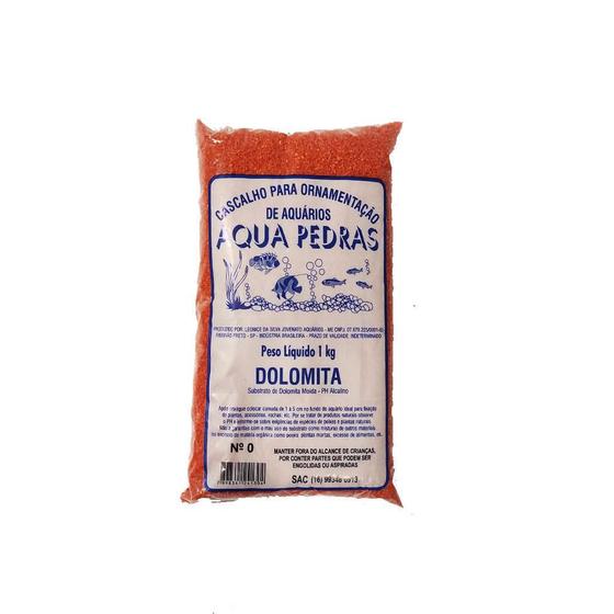 Imagem de Substrato Areia Laranja 1Kg Aqua Pedras