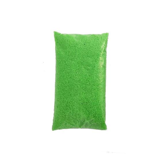 Imagem de Substrato Areia Verde Fluorescente 1Kg Aqua Pedras