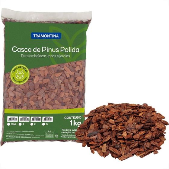 Imagem de Substrato Para Plantas A Base De Casca De Pinus Polida Mini Tramontina Pacote Com 1Kg. - 91401/001
