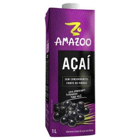 Imagem de Suco Amoo Açai Tradicional 1L 4Un