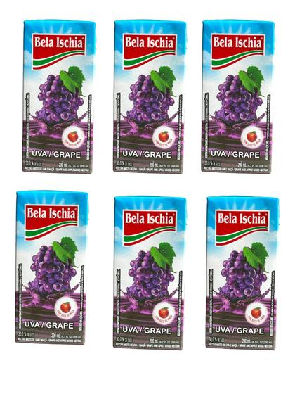 Imagem de Suco Bela Ischia De Uva Pronto 200Ml Combo 6 Unidades