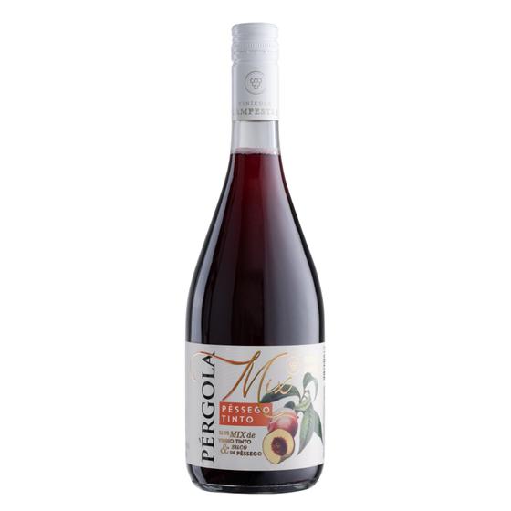 Imagem de Suco Cooler De Pêssego Com Vinho Tinto Suave Pérgola 750mL