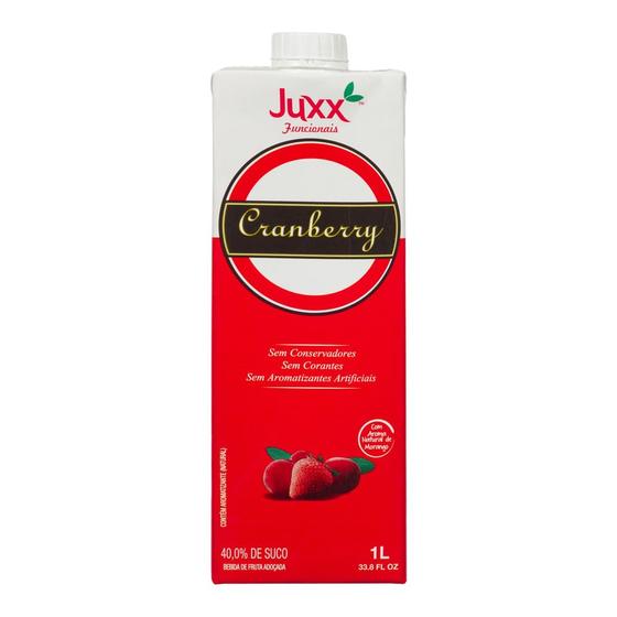 Imagem de Suco de Cranberry com Morango Juxx -1L