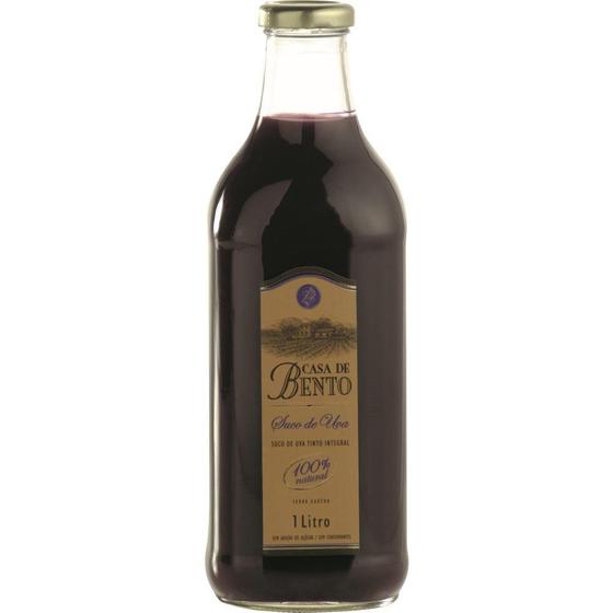 Imagem de Suco de Uva Casa de Bento Tinto Integral 1L Embalagem c/ 6 Unidades