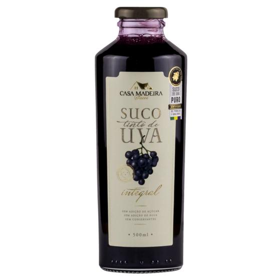Imagem de Suco de Uva Integral 500ml - Casa Madeira