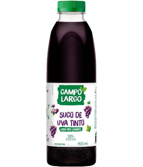Imagem de Suco de Uva Integral Garrafa Plástica 900ml Campo Largo