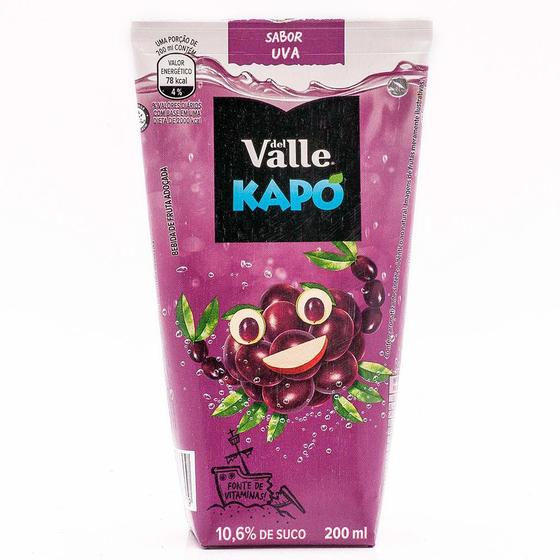 Imagem de Suco de Uva Kapo Del Valle 200ml caixa com 12 unidades